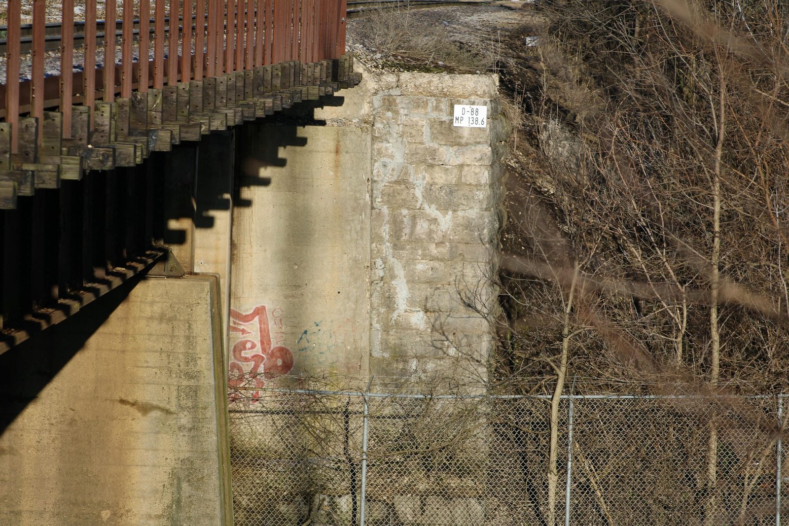 East abutment